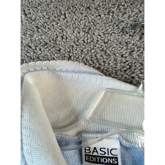 VINTAGE 90s Basic Editions Sweatshirt Womens XL Blue Kittens Cats Grandma * - Picture 6 of 12